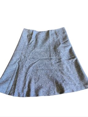 Smart Set Wool Blend Gray A-Line Women's Skirt Sz 13 Juniors Mini Minimalist